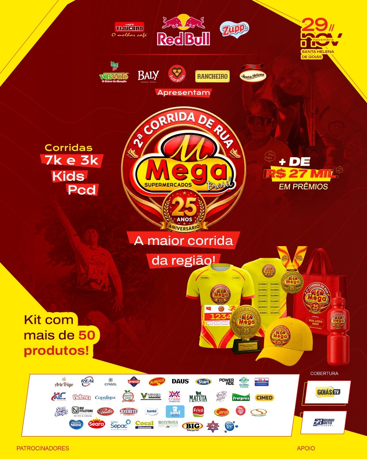 2ª CORRIDA MEGA SUPERMERCADO - SANTA HELENA DE GOIÁS