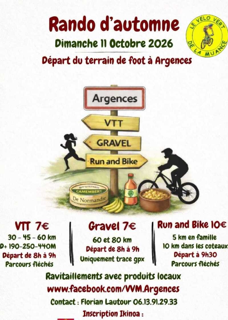 2ème Rando d'automne avec duo VTT/course à pied Logo