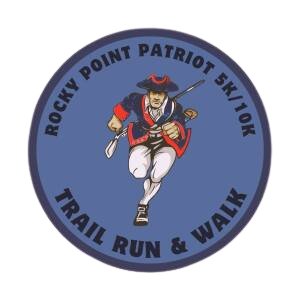 2nd Annual Rocky Point Patriot 5k/10K Trail Run/Walk & Kids' Dash Logo