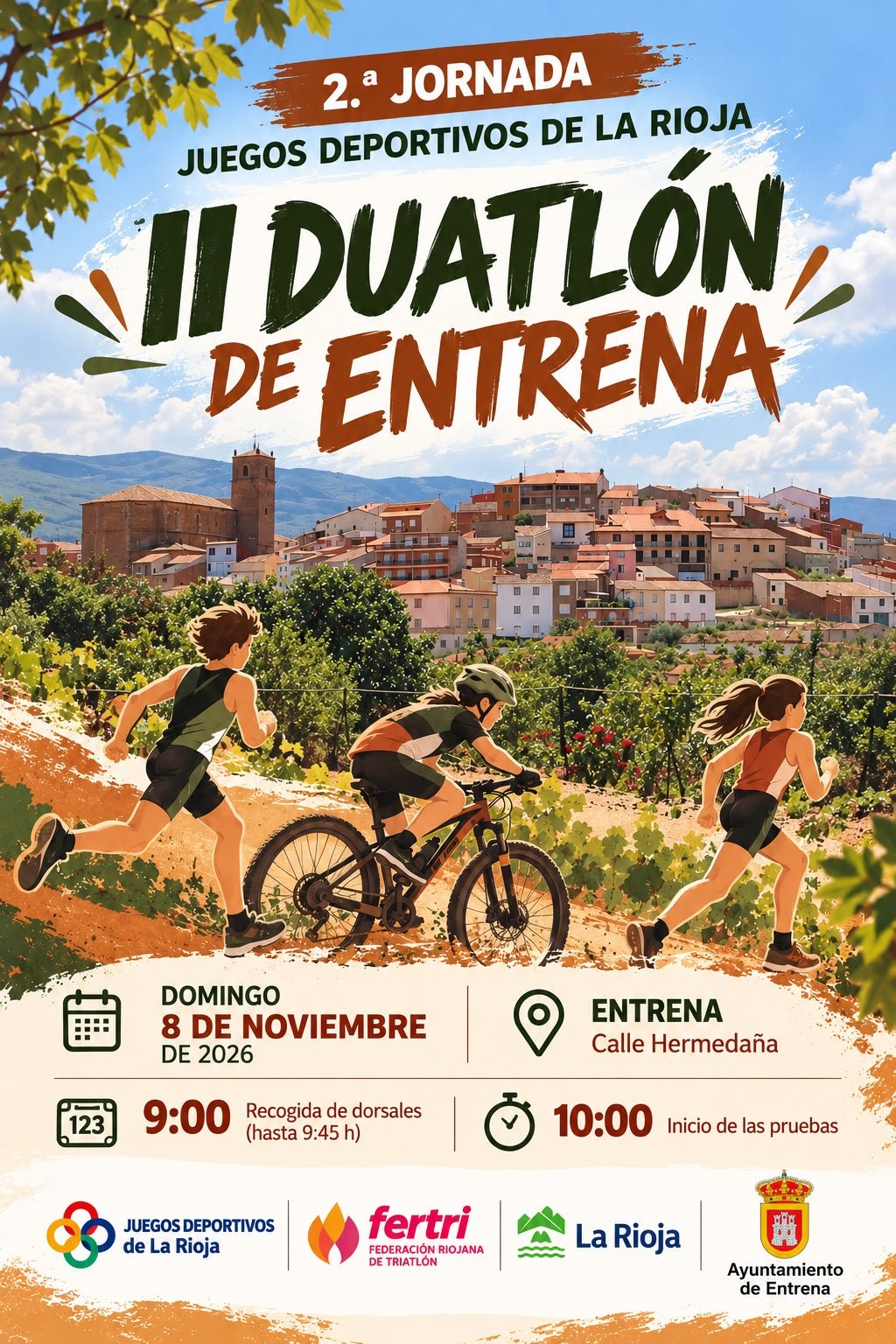 2º Jornada JJDD Duatlón Entrena 26/27