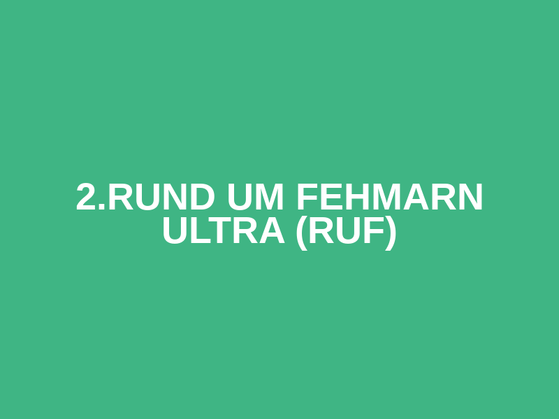 2.Rund um Fehmarn Ultra (RuF) Logo