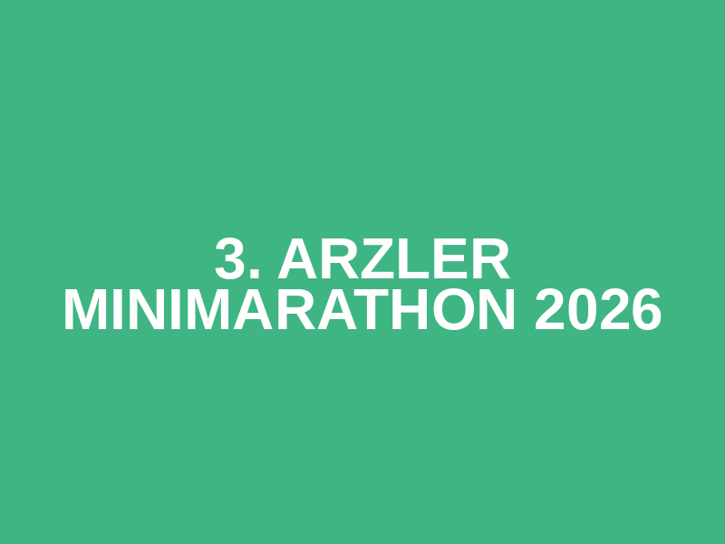 3. Arzler Minimarathon 2026 Logo