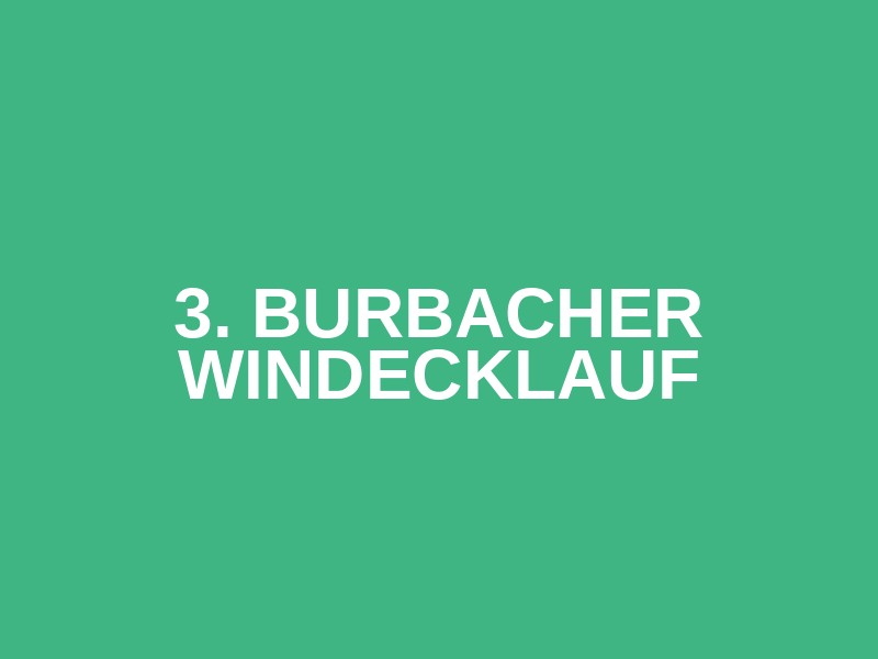 3. Burbacher Windecklauf