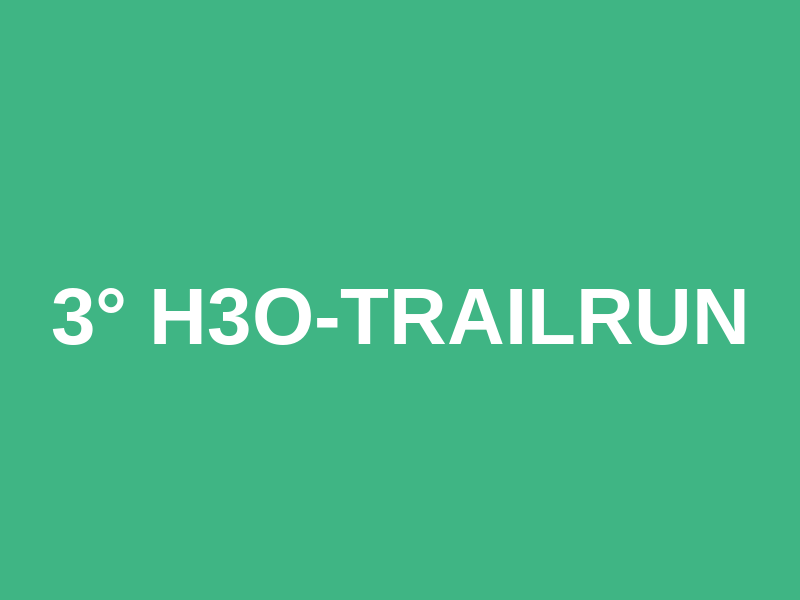 3° H3O-Trailrun Logo