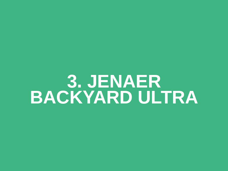 3. Jenaer Backyard Ultra Logo