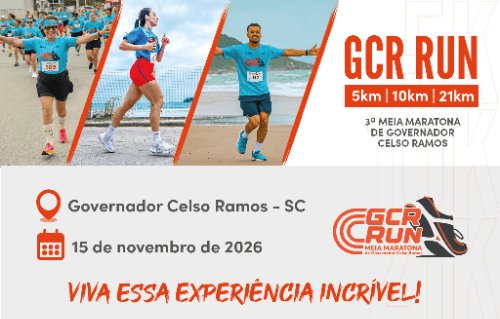 3° MEIA MARATONA GOVERNADOR CELSO RAMOS Logo