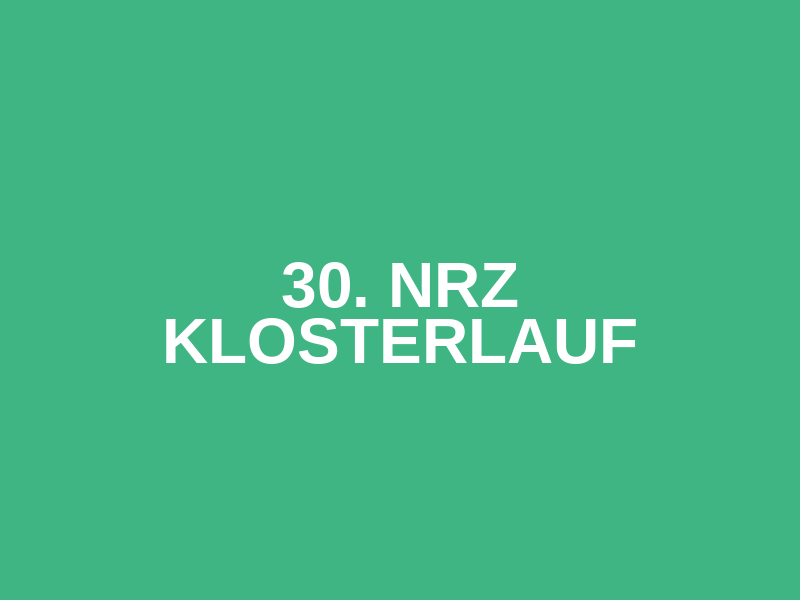 30. NRZ Klosterlauf Logo