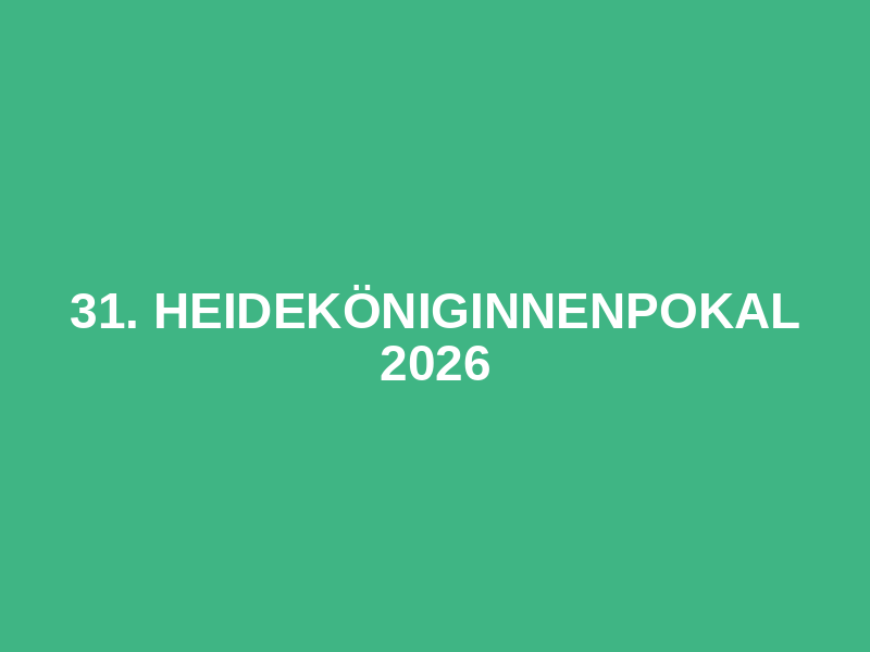 31. Heideköniginnenpokal 2026 Logo