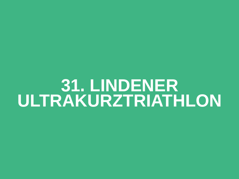 31. Lindener Ultrakurztriathlon Logo