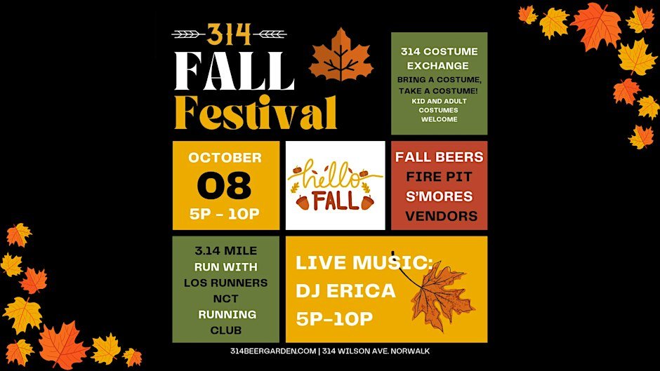 3.14 Mile Run with Los Runners NCT - 314 Fall Festival Logo