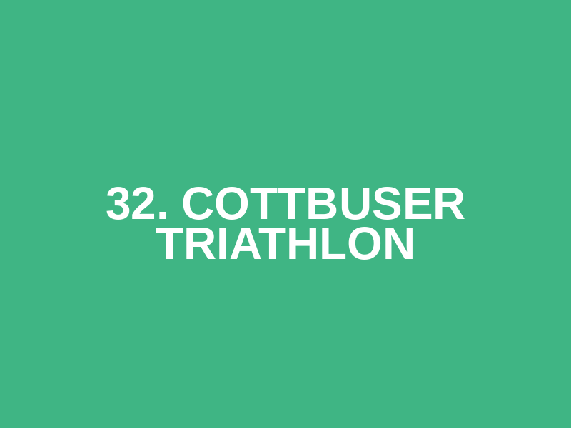 32. Cottbuser Triathlon Logo