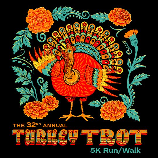 32nd Annual Turkey Trot 5K Run/Walk presented by CoxHealth Logo
