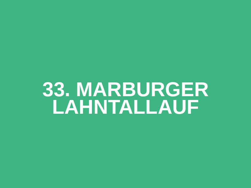 33. Marburger Lahntallauf Logo