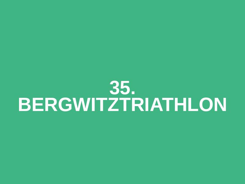 35. Bergwitztriathlon Logo
