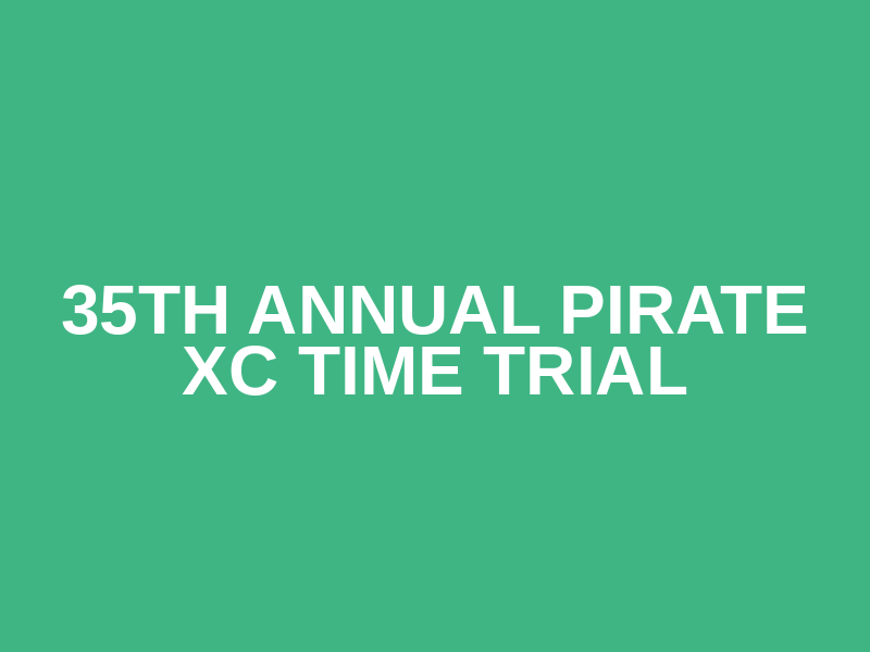 35th Annual Pirate XC Time Trial Logo