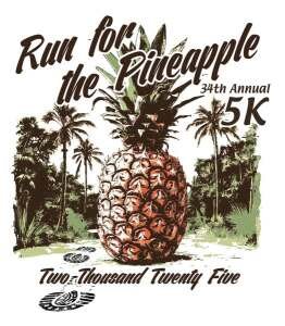 35th Annual Run for the Pineapple 5K Logo