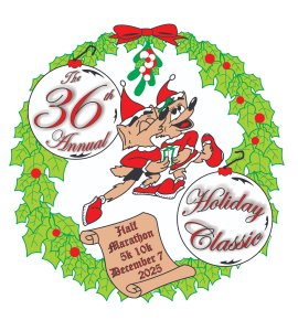 37th Annual Lopers Club Holiday Classic Half Marathon, 10K, and 5K Logo