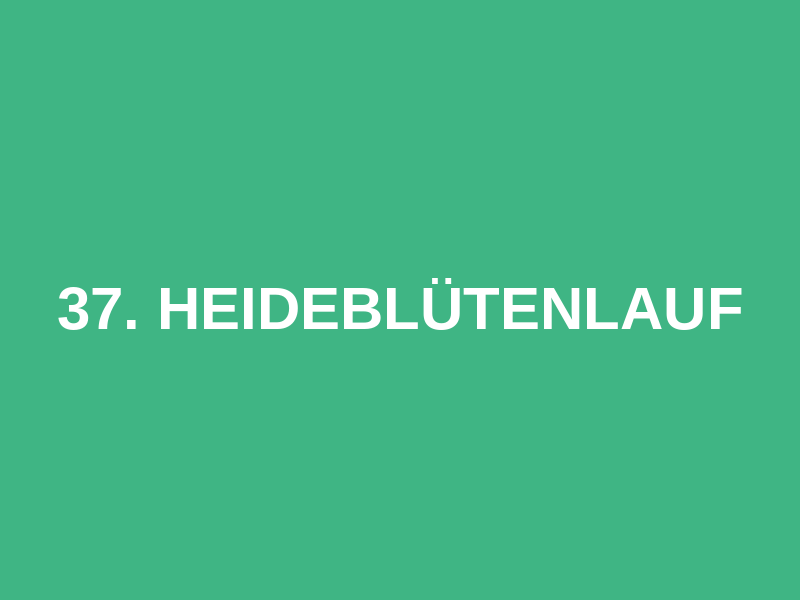 37. Heideblütenlauf Logo