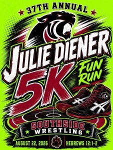 38th Annual Julie Diener 5K & Fun Run Logo