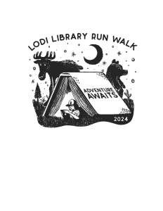 37th Annual Library Run Walk Logo