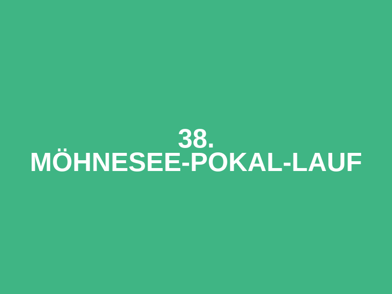 38. Möhnesee-Pokal-Lauf Logo