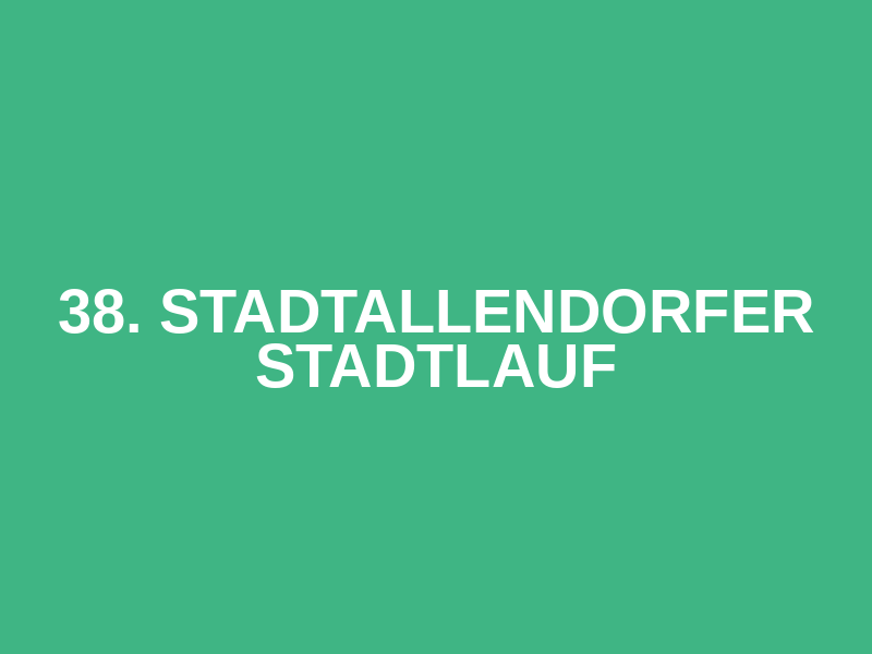 38. Stadtallendorfer Stadtlauf Logo