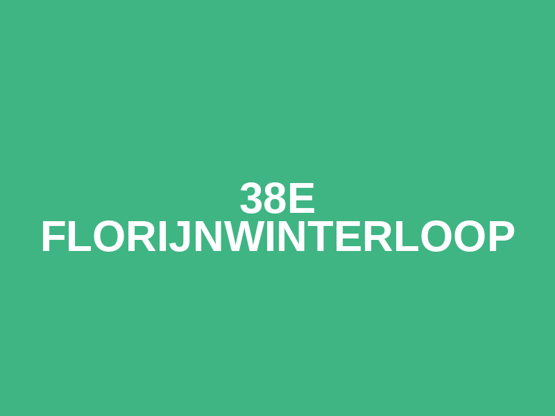 38e Florijnwinterloop Logo