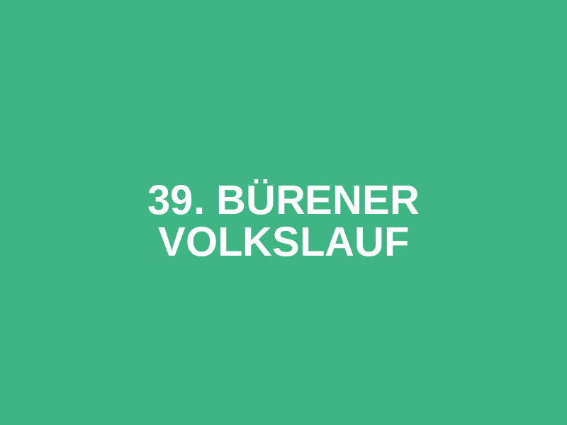 39. Bürener Volkslauf Logo