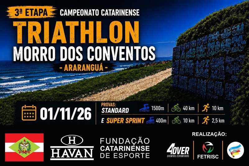 3ª Etapa Campeonato Catarinense - Triathlon Morro dos Conventos