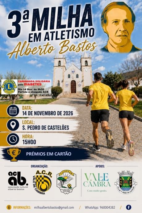 3ª Milha em Atletismo Alberto Bastos