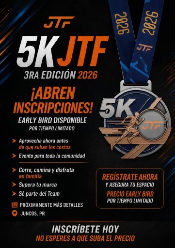 3ERA EDICION 5KM JTF Logo