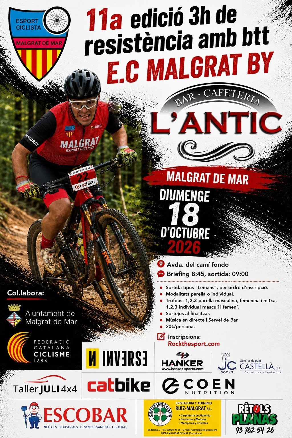 3h BTT Malgrat de Mar 2026