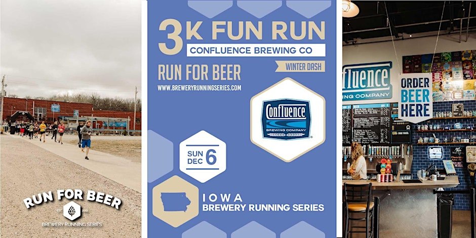 3k Beer Run x Confluence Brewing| 2026 IA Brewery Running Series