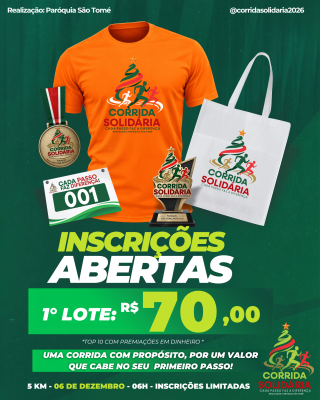 3º Corrida Solidária - Natal Sem Fome.