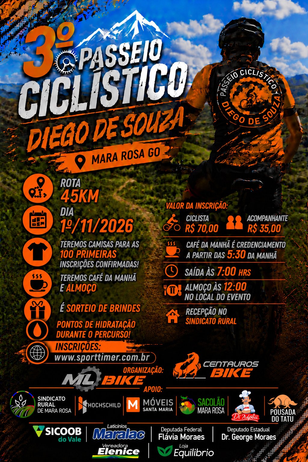 3º PASSEIO CICLÍSTICO DIEGO DE SOUZA