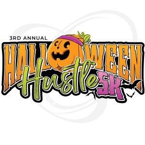 3rd Annual Halloween Hustle 5k Logo