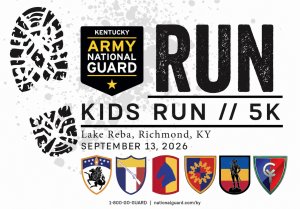 3rd Annual Kentucky Army National Guard 5k & 1-Mile Fun Run for Kids Logo
