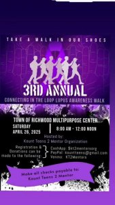 3rd Annual Lupus Kickoff Awareness Walk Logo