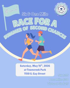 4th Annual Race for a Summer of Second Chances benefiting CARE Logo