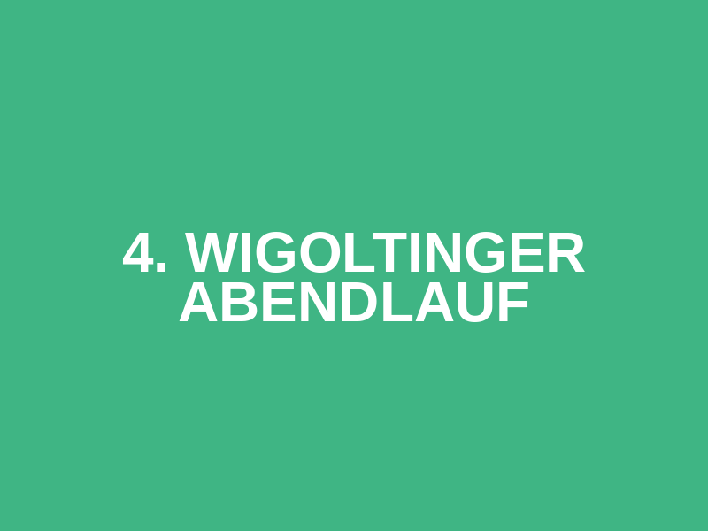 4. Wigoltinger Abendlauf