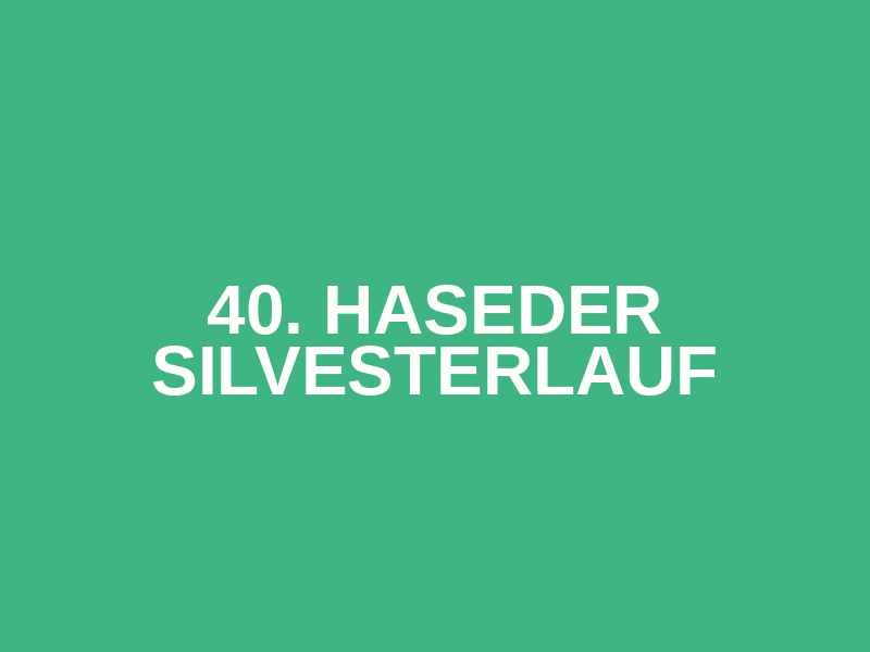 40. Haseder Silvesterlauf Logo