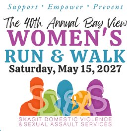 40th Annual Bay View Women's Run Logo