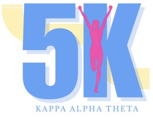 41st Annual Texas A&M University Kappa Alpha Theta 5K Logo