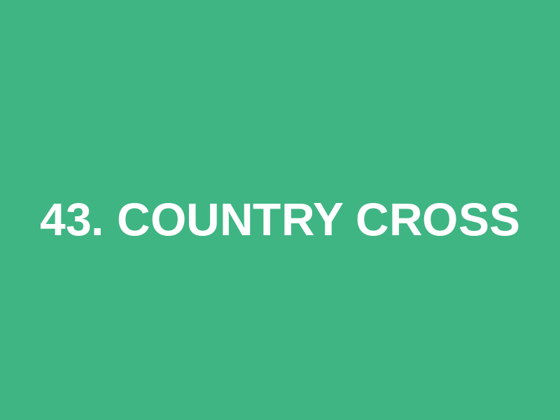 43. Country Cross Logo
