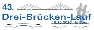 43. Drei-Brücken-Lauf in Bonn Logo