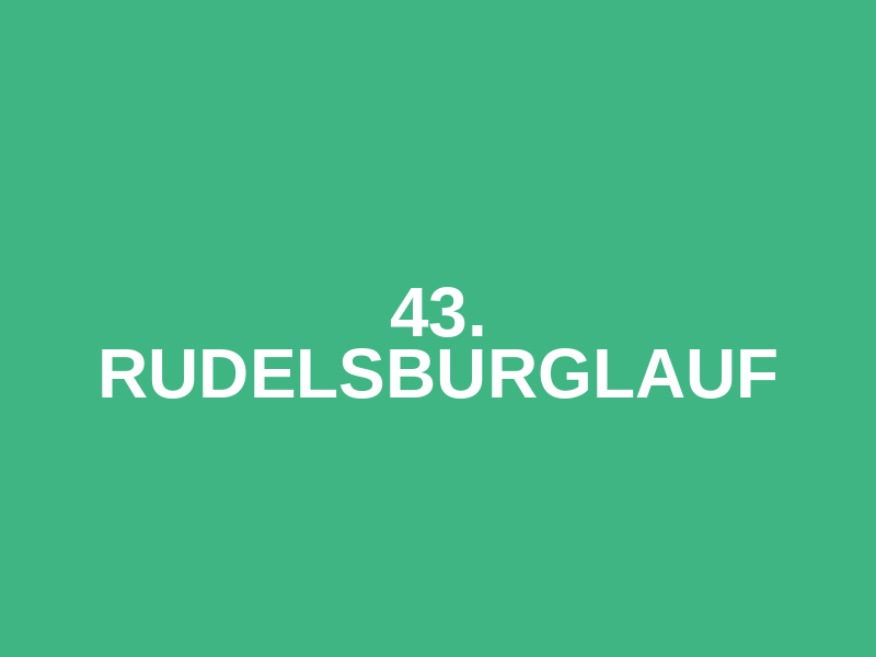 43. Rudelsburglauf Logo