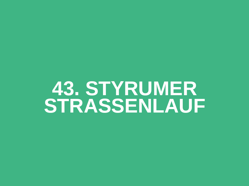 43. Styrumer Straßenlauf Logo