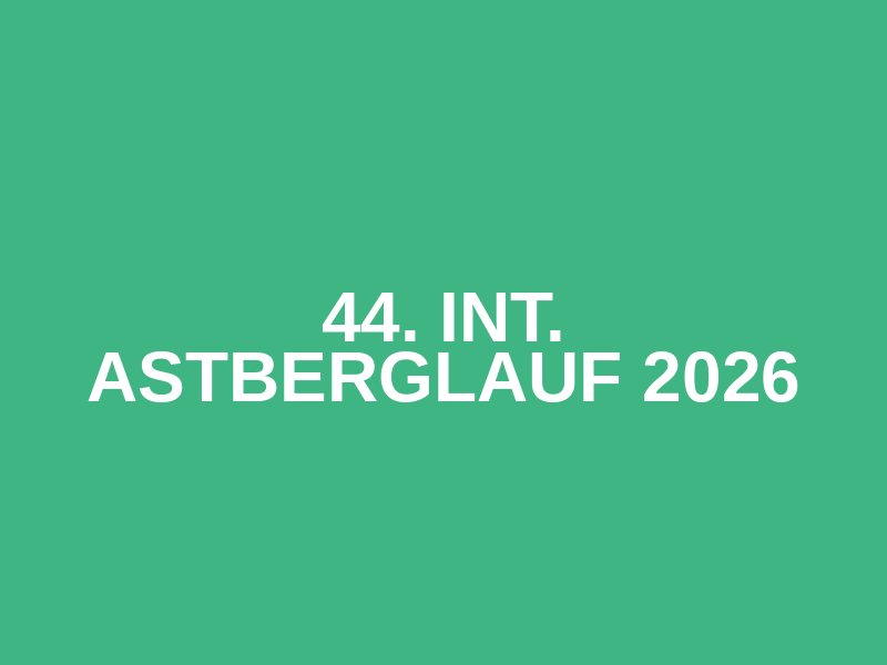44. Int. Astberglauf 2026 Logo