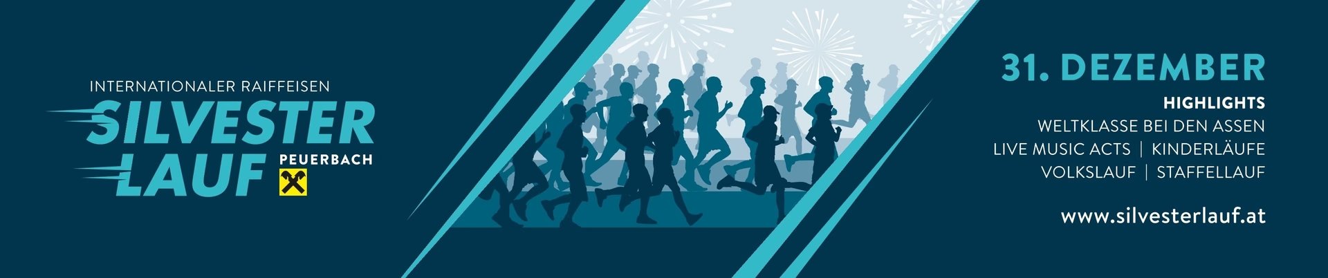 44. Internationaler Raiffeisen Silvesterlauf Peuerbach Logo
