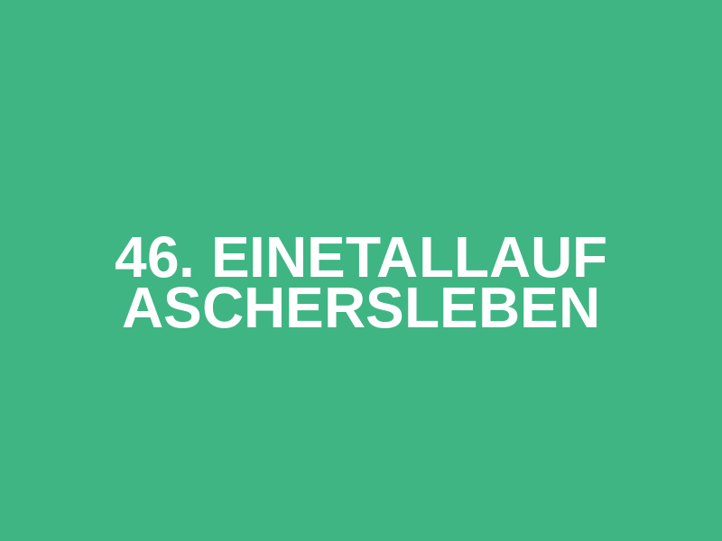 46. Einetallauf Aschersleben Logo